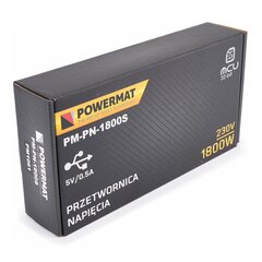 Jännitteenmuunnin/muunnin PowerMat, 12V, 1800W hinta ja tiedot | Muuntimet ja invertterit | hobbyhall.fi