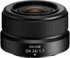 Nikon NIKKOR Z DX 24mm F1.7 hinta ja tiedot | Objektiivit | hobbyhall.fi