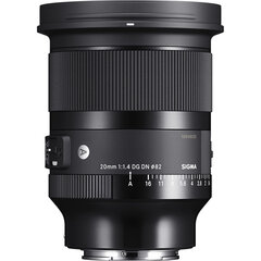 Sigma 20mm f/1.4 DG DN Art Sony E hinta ja tiedot | Objektiivit | hobbyhall.fi