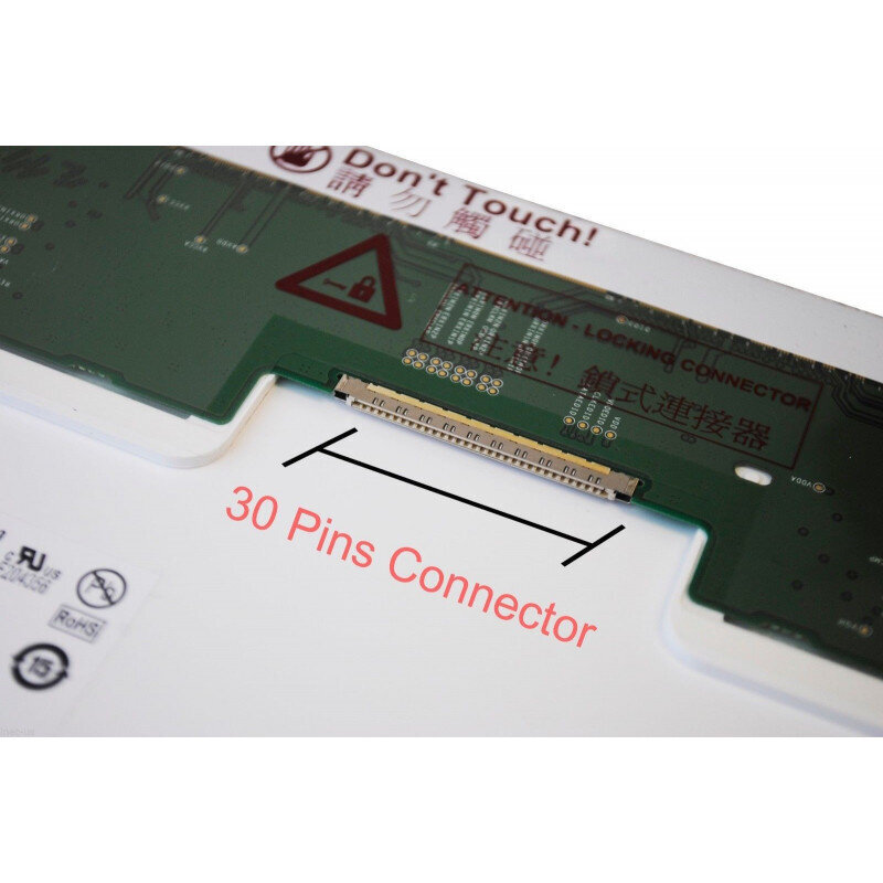 17.0" 1440x900px 30 nastainen CCFL kannettavan tietokoneen näyttö hinta ja tiedot | Komponenttien lisätarvikkeet | hobbyhall.fi