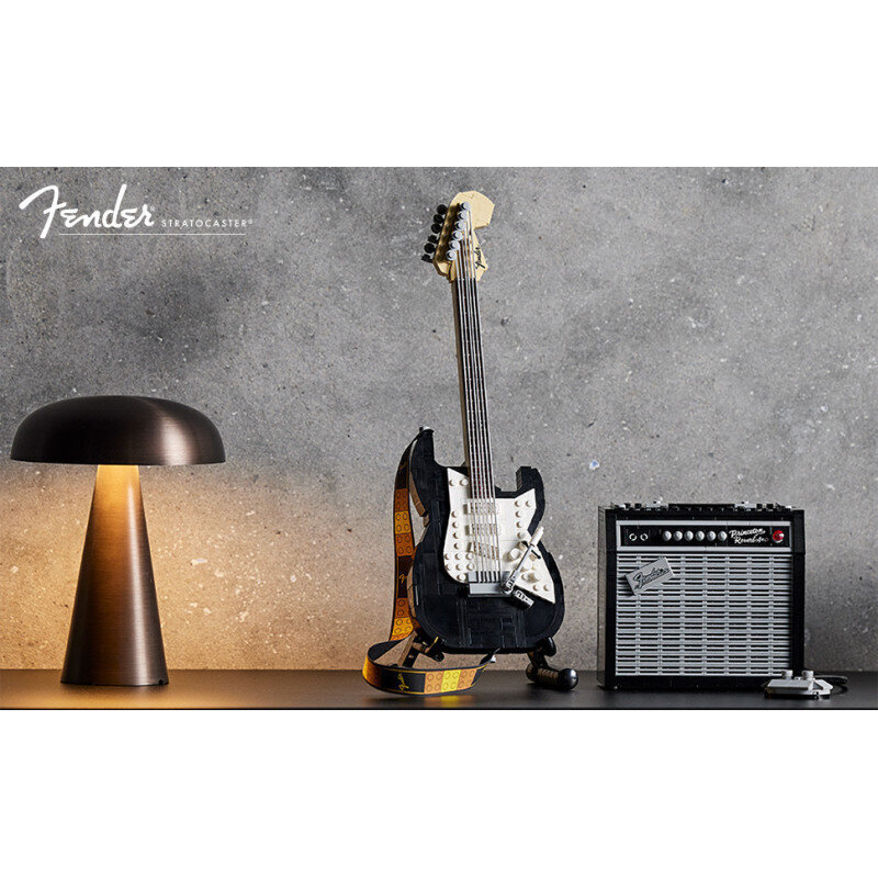 Fender Stratocaster Guitar Puzzle 3D hinta ja tiedot | LEGOT ja rakennuslelut | hobbyhall.fi