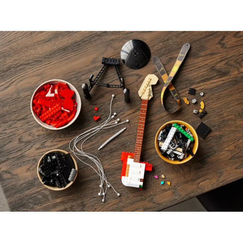 Fender Stratocaster Guitar Puzzle 3D hinta ja tiedot | LEGOT ja rakennuslelut | hobbyhall.fi