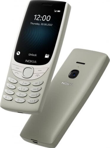 Nokia 8210, 48MB, kaksois-SIM, hopea hinta ja tiedot | Matkapuhelimet | hobbyhall.fi