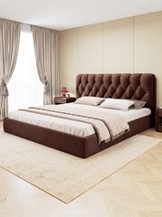 Sänky CROWN, 140x200 cm, ruskea hinta ja tiedot | Sängyt | hobbyhall.fi