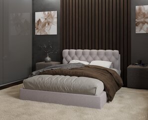Sänky QUEEN, 140x200 cm, harmaa hinta ja tiedot | Sapnas.eu Makuuhuone | hobbyhall.fi