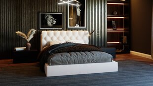 Sänky THRONE, 120x200 cm, valkoinen hinta ja tiedot | Sängyt | hobbyhall.fi