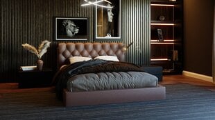Sänky THRONE + SAPNAS 2 XL, 140x200 cm, ruskea hinta ja tiedot | Sängyt | hobbyhall.fi
