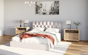 Sänky PRINCESS, 120x200 cm, harmaa hinta ja tiedot | Sängyt | hobbyhall.fi