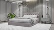 Sänky CASTLE, 120x200 cm, harmaa hinta ja tiedot | Sängyt | hobbyhall.fi