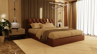 Sänky CASTLE + SAPNAS 2 XL, 140x200 cm, ruskea hinta ja tiedot | Sängyt | hobbyhall.fi