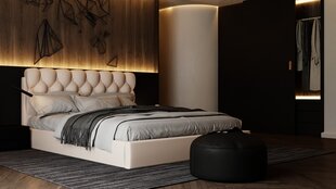 Sänky KING + SAPNAS 2 XL, 120x200 cm, valkoinen hinta ja tiedot | Sängyt | hobbyhall.fi