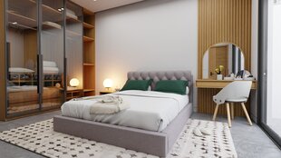 Sänky ARISTOCRAT, 180x200 cm, harmaa hinta ja tiedot | Sängyt | hobbyhall.fi