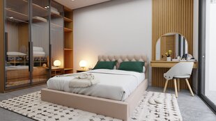 Sänky ARISTOCRAT, 140x200 cm, beige hinta ja tiedot | Sängyt | hobbyhall.fi