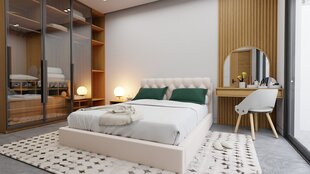 Sänky ARISTOCRAT, 140x200 cm, valkoinen hinta ja tiedot | Sängyt | hobbyhall.fi
