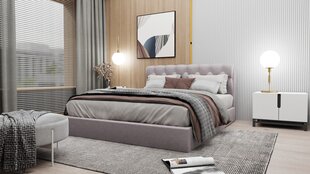 Sänky DINASTY, 140x200 cm, harmaa hinta ja tiedot | Sängyt | hobbyhall.fi
