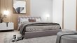 Sänky DINASTY + SAPNAS 2 XL, 120x200 cm, harmaa hinta ja tiedot | Sängyt | hobbyhall.fi