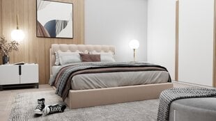 Sänky DINASTY + SAPNAS 2 XL, 120x200 cm, beige hinta ja tiedot | Sängyt | hobbyhall.fi