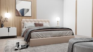 Sänky DINASTY + SAPNAS 2 XL, 140x200 cm, beige hinta ja tiedot | Sängyt | hobbyhall.fi