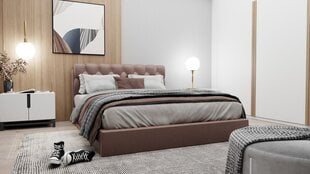 Sänky DINASTY + SAPNAS 2 XL, 140x200 cm, ruskea hinta ja tiedot | Sängyt | hobbyhall.fi