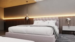 Sänky MONARCHY + SAPNAS 2 XL, 140x200 cm, harmaa hinta ja tiedot | Sängyt | hobbyhall.fi
