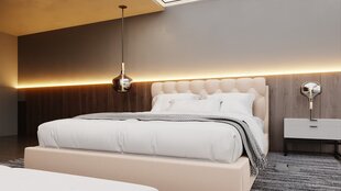 Sänky MONARCHY + SAPNAS 2 XL, 140x200 cm, beige hinta ja tiedot | Sängyt | hobbyhall.fi