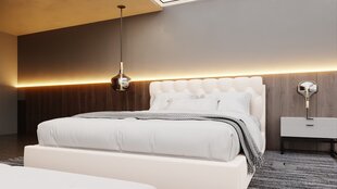 Sänky MONARCHY + SAPNAS 2 XL, 140x200 cm, valkoinen hinta ja tiedot | Sängyt | hobbyhall.fi