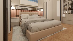 Sänky TIARRA + SAPNAS 2 XL, 140x200 cm, beige hinta ja tiedot | Sängyt | hobbyhall.fi