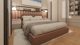 Sänky TIARRA + SAPNAS 2 XL, 140x200 cm, ruskea hinta ja tiedot | Sängyt | hobbyhall.fi
