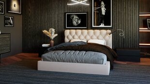 Sänky DIAMOND, 140x200 cm, beige hinta ja tiedot | Sängyt | hobbyhall.fi