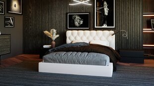 Sänky DIAMOND, 120x200 cm, valkoinen hinta ja tiedot | Sängyt | hobbyhall.fi