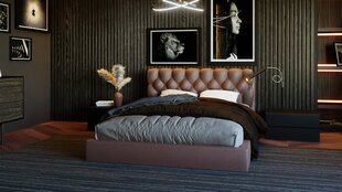 Sänky DIAMOND, 120x200 cm, ruskea hinta ja tiedot | Sängyt | hobbyhall.fi