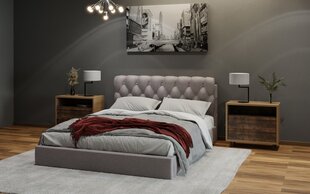 Sänky EMERALD, 120x200 cm, harmaa hinta ja tiedot | Sängyt | hobbyhall.fi