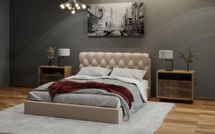 Sänky EMERALD, 140x200 cm, beige hinta ja tiedot | Sängyt | hobbyhall.fi
