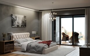Sänky EMERALD + SAPNAS 2 XL, 140x200 cm, valkoinen hinta ja tiedot | Sängyt | hobbyhall.fi