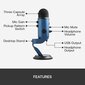 Blue Yeti pöytämikrofoni hinta ja tiedot | Mikrofonit | hobbyhall.fi