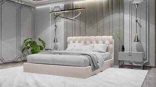 Sänky GEM, 140x200 cm, valkoinen hinta ja tiedot | Sängyt | hobbyhall.fi
