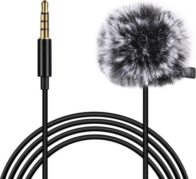 Puluz langallinen mikrofoni 3,5 mm liittimellä, 1,5 m. hinta ja tiedot | Mikrofonit | hobbyhall.fi