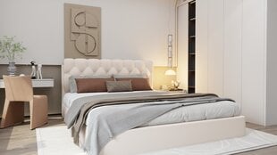 Sänky GOLD + SAPNAS 2 XL, 140x200 cm, valkoinen hinta ja tiedot | Sängyt | hobbyhall.fi