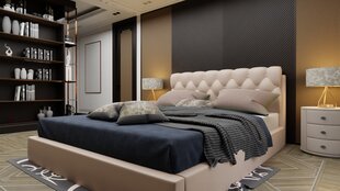 Sänky HEIR, 120x200 cm, beige hinta ja tiedot | Sängyt | hobbyhall.fi