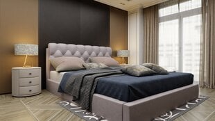 Sänky HEIR + SAPNAS 2 XL, 140x200 cm, harmaa hinta ja tiedot | Sängyt | hobbyhall.fi