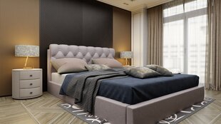 Sänky HEIR + SAPNAS 2 XL, 180x200 cm, harmaa hinta ja tiedot | Sängyt | hobbyhall.fi