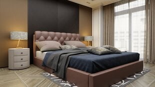 Sänky HEIR + SAPNAS 2 XL, 120x200 cm, ruskea hinta ja tiedot | Sängyt | hobbyhall.fi