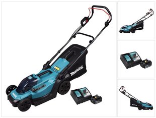 Akumuliatorinė vejapjovė Makita DLM 330 RF 18 V, su akumuliatoriumi 3,0 Ah ir įkrovikliu hinta ja tiedot | Ruohonleikkurit | hobbyhall.fi