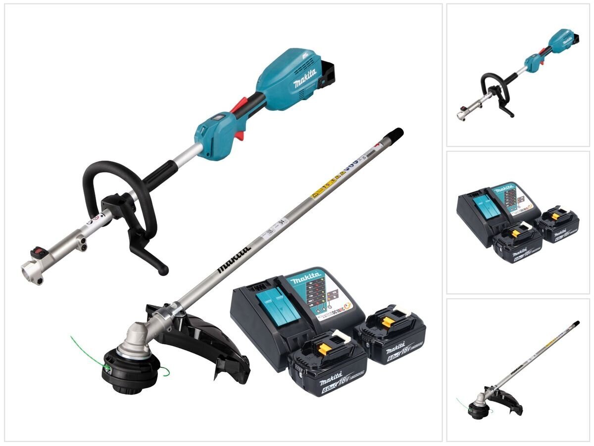 Akumuliatorinė žoliapjovė-multitrimeris Makita DUX 18 RG2X1 18 V + 2x akumuliatoriai 6,0 Ah + įkroviklis hinta ja tiedot | Ruohotrimmerit | hobbyhall.fi