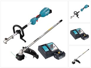 Akumuliatorinė žoliapjovė-multitrimeris Makita DUX 18 RTX1 18 V + 1x baterija 5,0 Ah + įkroviklis hinta ja tiedot | Ruohotrimmerit | hobbyhall.fi