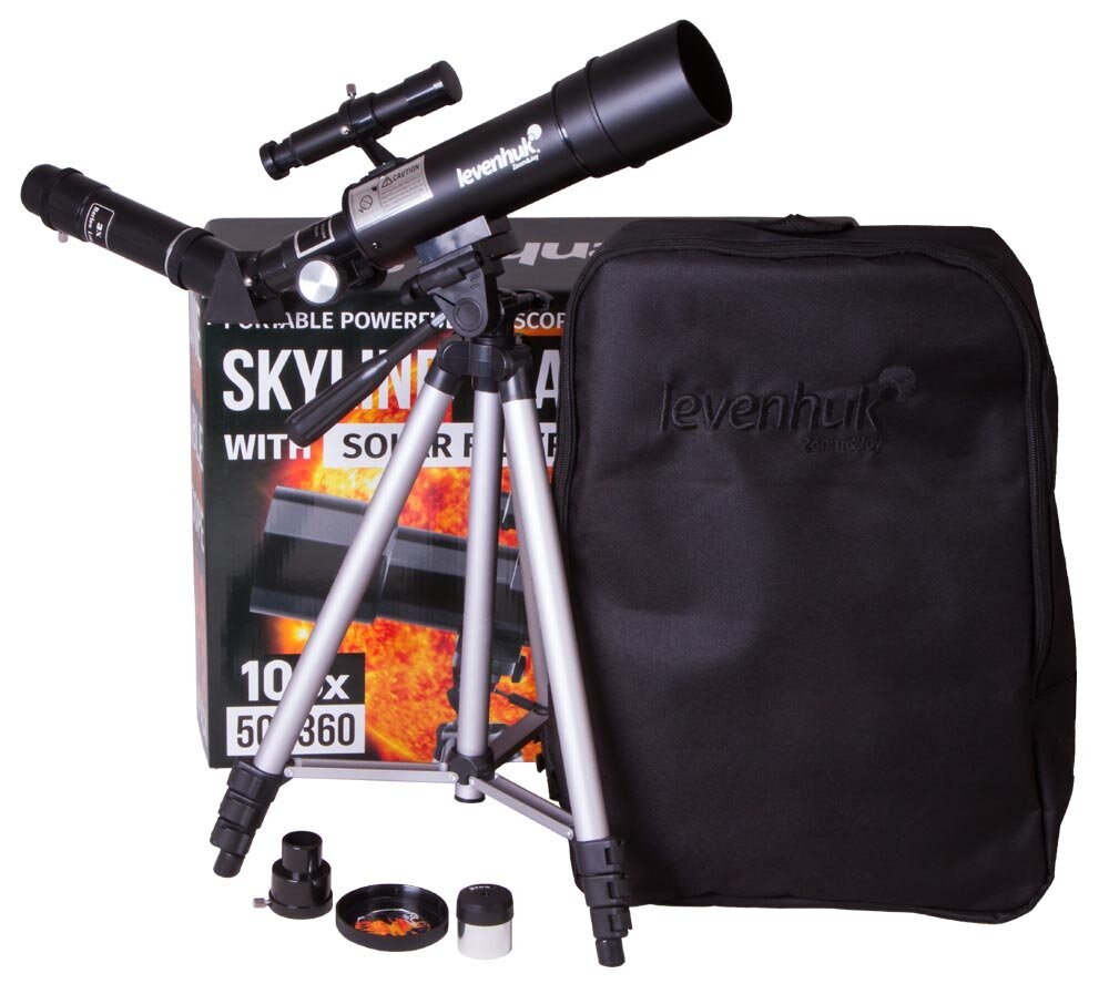 Levenhuk Skyline Travel Sun 50 hinta ja tiedot | Mikroskoopit ja teleskoopit | hobbyhall.fi