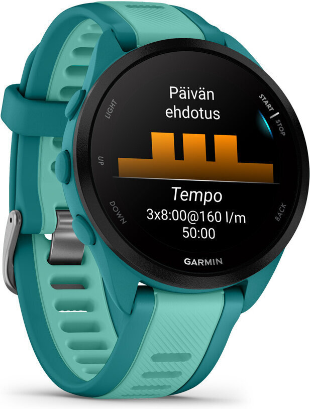 Garmin Forerunner 165 Music Turquoise/Aqua 010-02863-32 hinta ja tiedot | Älykellot | hobbyhall.fi