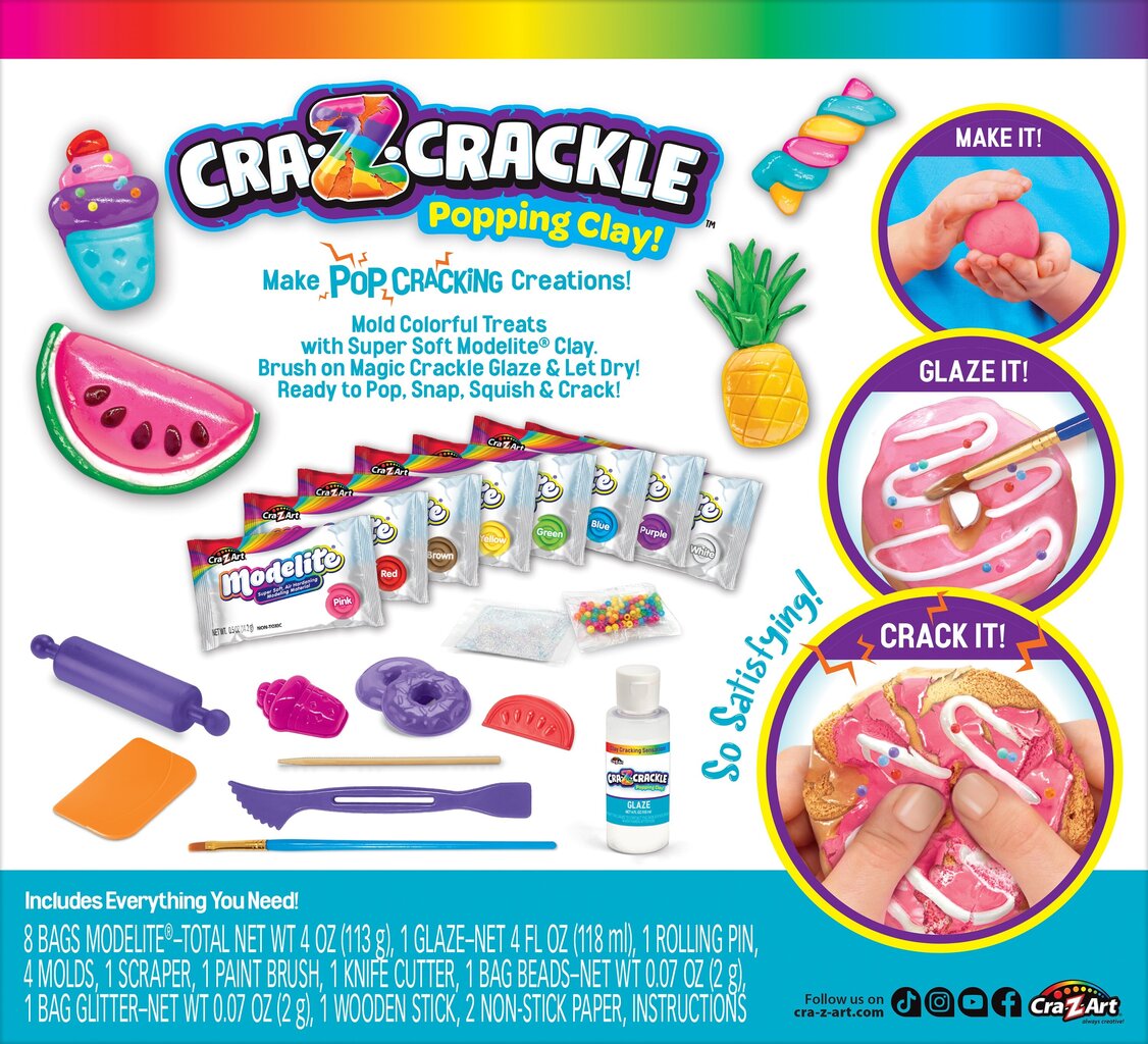 CRA-Z-ART Cra-Z-Crackle-setti makeiset hinta ja tiedot | Kehittävät lelut | hobbyhall.fi