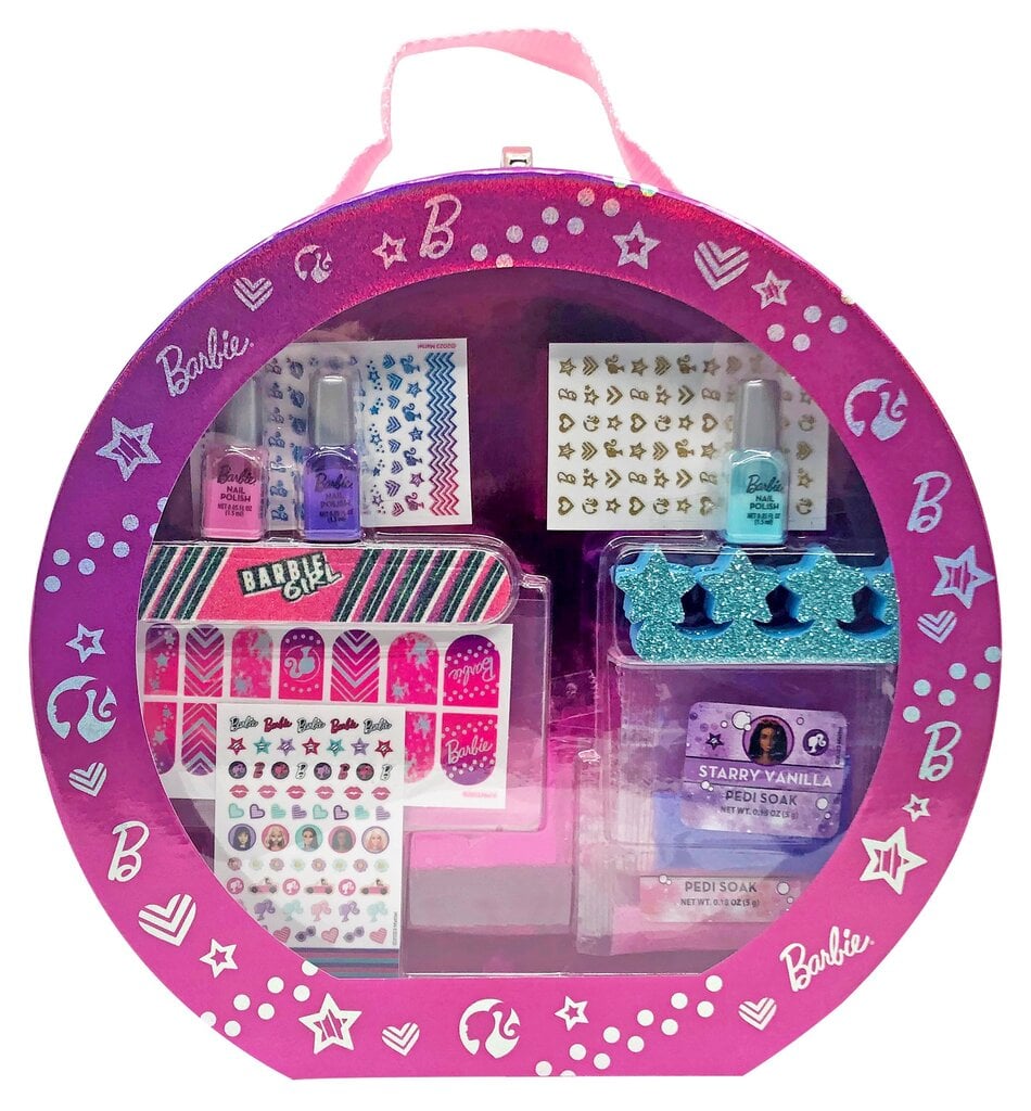 BARBIE Mani-Pedi Designer setti Sparkling hinta ja tiedot | Lasten ja äitiysajan kosmetiikka | hobbyhall.fi