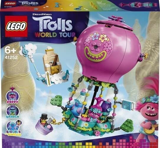 41252 LEGO® Poppyn kuumailmapalloseikkailu hinta ja tiedot | LEGOT ja rakennuslelut | hobbyhall.fi